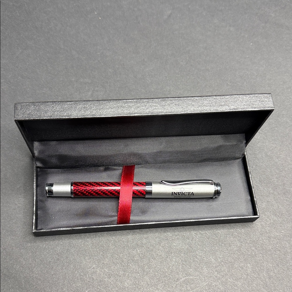 Invicta Pen with Box, Red